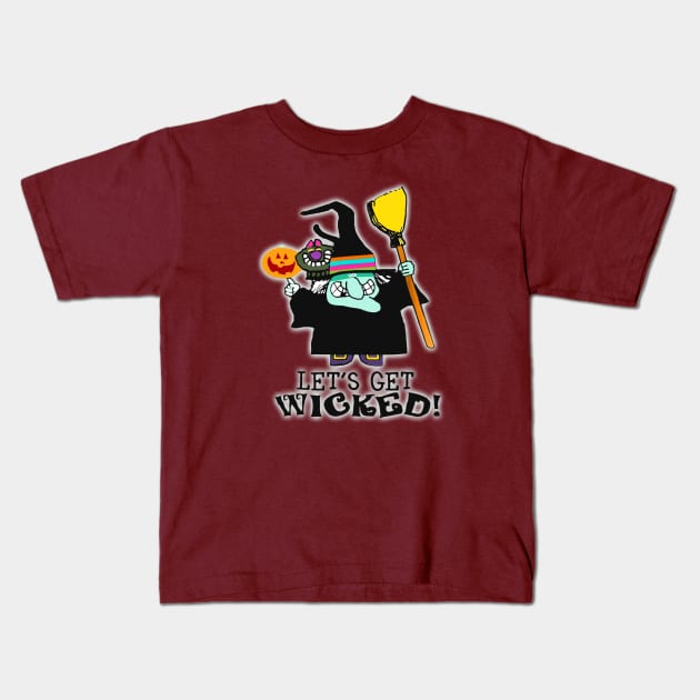 Let's Get Wicked Kids T-Shirt by siponwijy